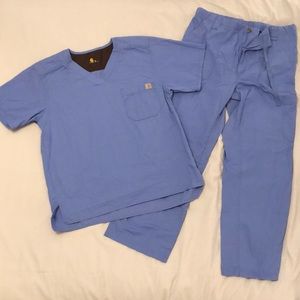 Men’s Carhartt Ceil Blue Scrub Set
